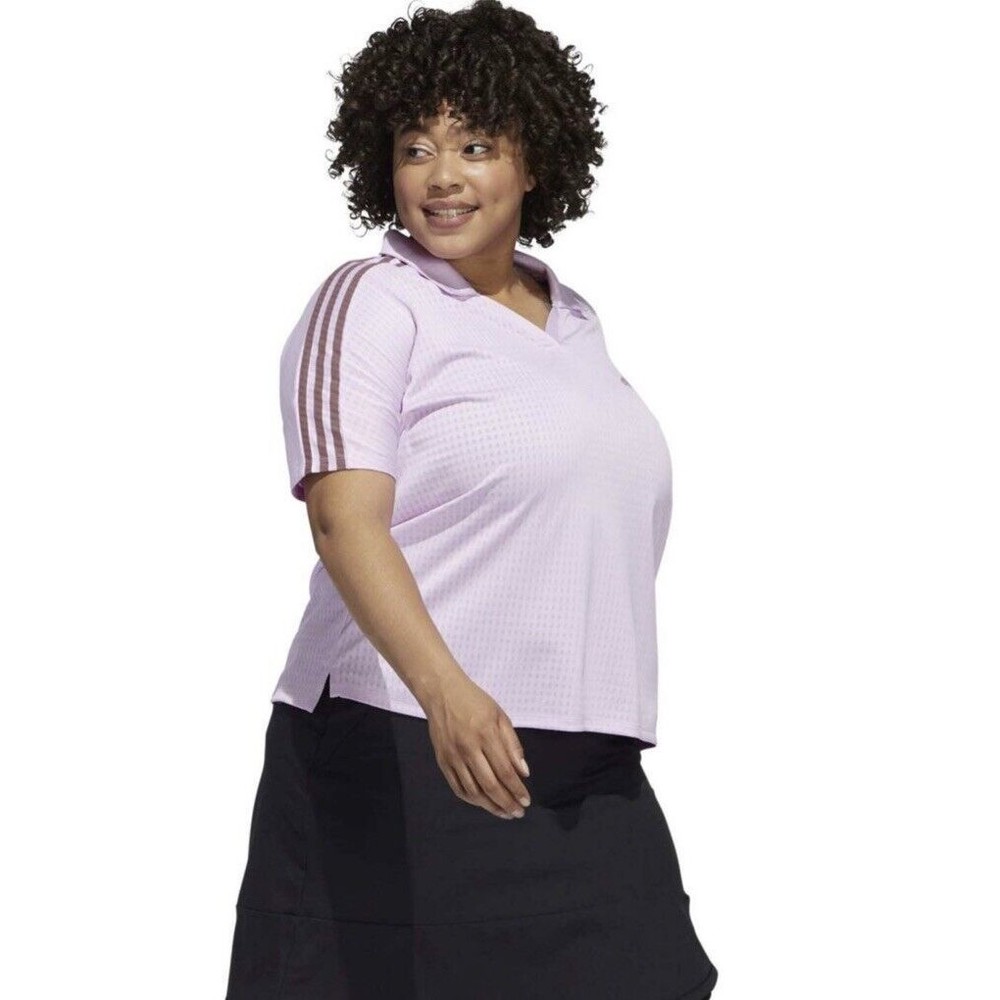 Adidas Women Ss Icon Lavender Polo